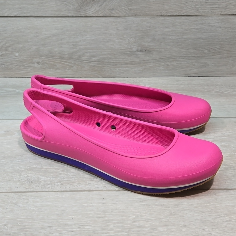 Crocs Women Clog Pink Mule Shoes Sz 11